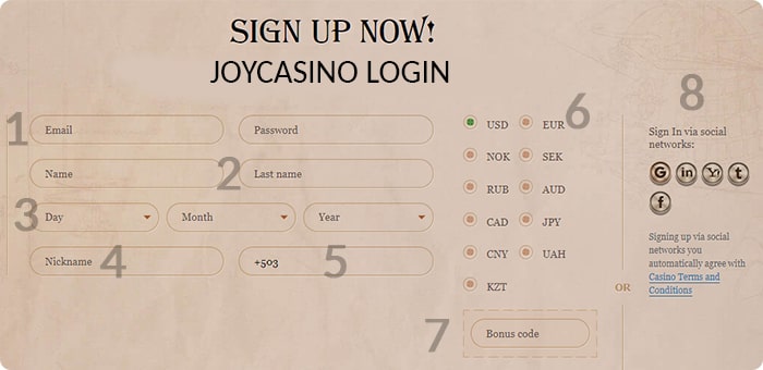 joy casino review