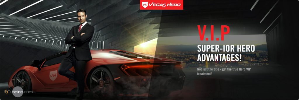 Vegas Hero Casino Vip program.