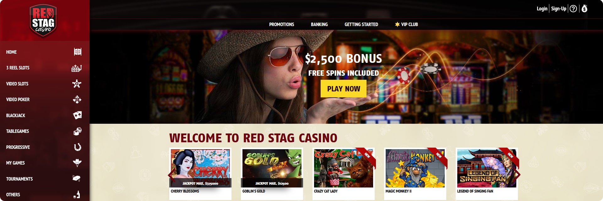 red stag casino login