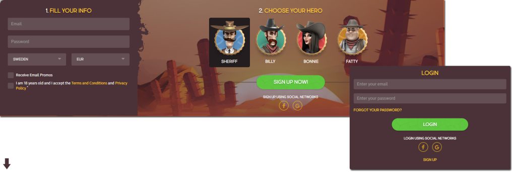 Gunsbet Casino Login.