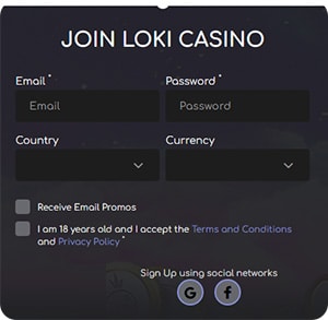 Loki casino login.