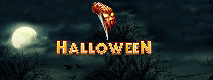 Logo Halloween slot machine.