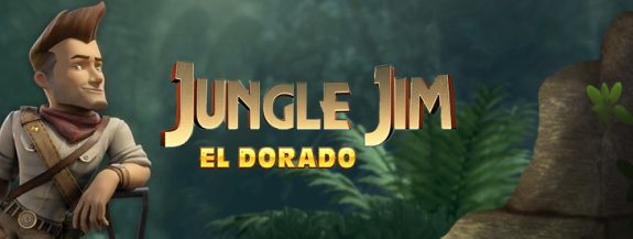 Logo Jungle Jim Eldorado slot machine.