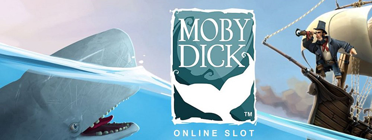 Logo Moby Dick slot machine.