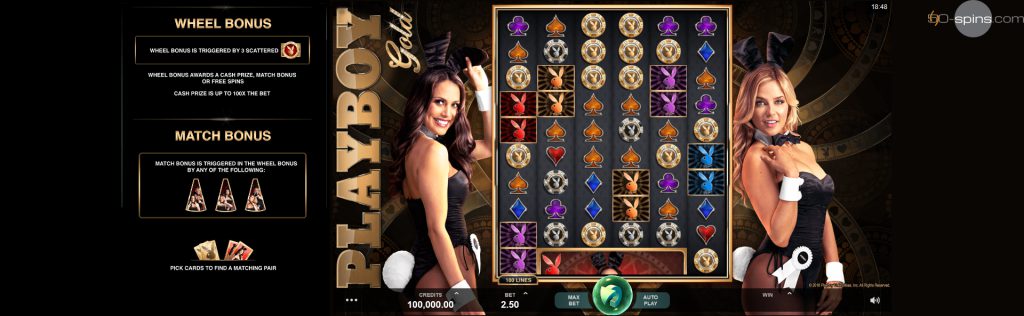 Playboy Gold Slot bonuses.