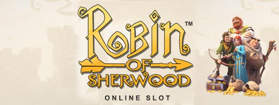 Logo Robin of Sherwood slot machine.