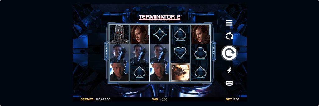 Terminator 2 slot machine.