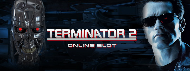 Logo Terminator 2 slot game.