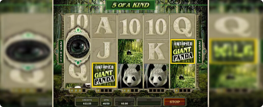 Untamed Giant Panda slot game.