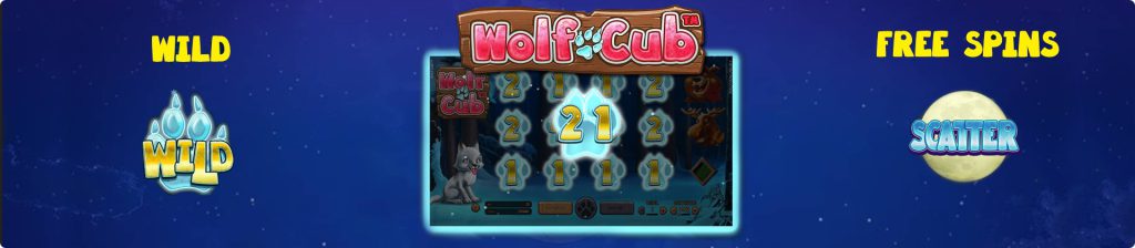 Wolf Cub online slots free spins.