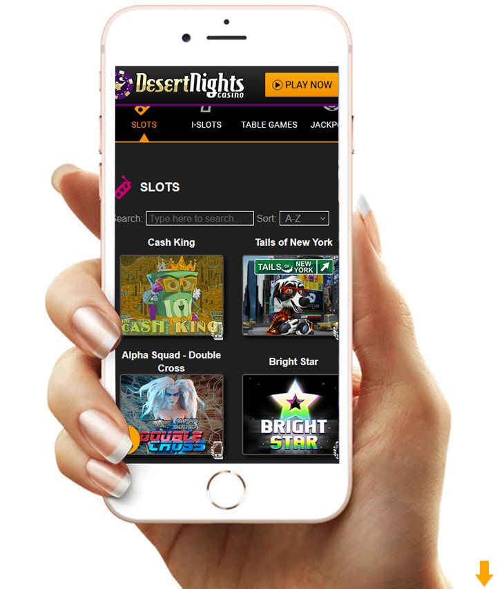 Desert Nights Mobile casino.