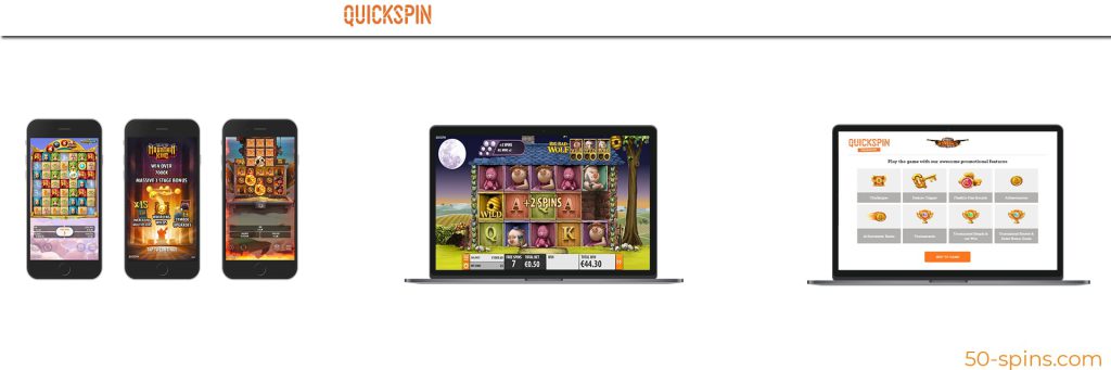 Quickspin slots features.