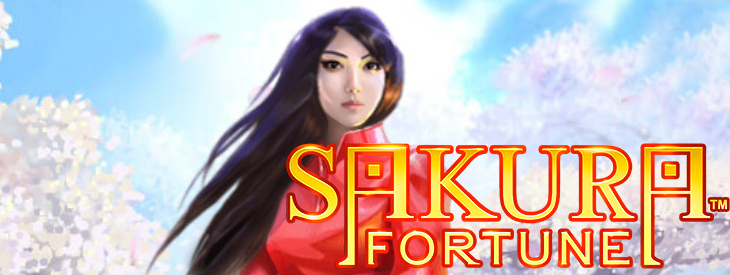 Sakura Fortune slot logo.