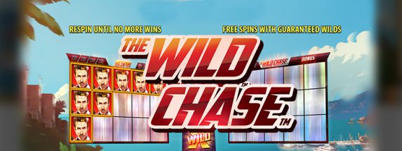 Wild Chase slot logo.