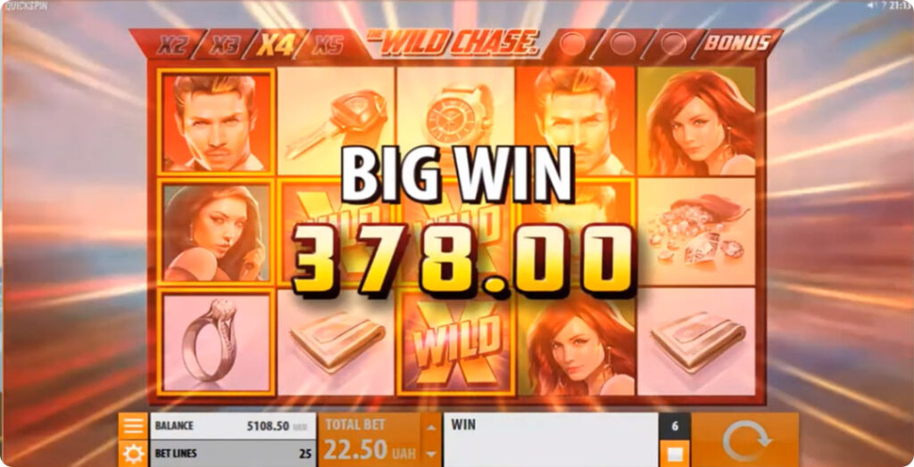 Wild chase slot big win.
