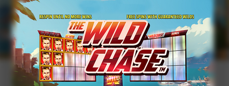 Wild Chase slot logo.