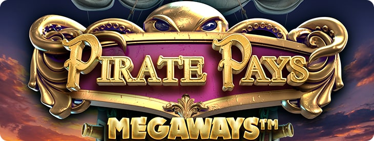 Pirate pays slot machine.