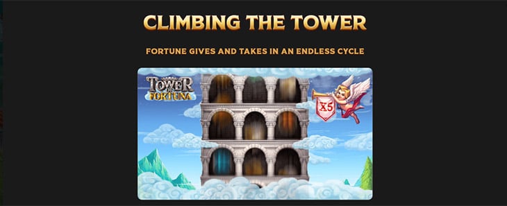 Tower of Fortuna climbing tower.