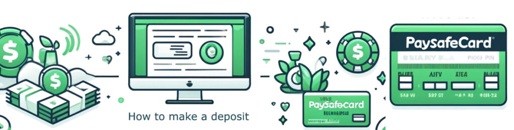 Make deposit via paysafe in casinos. 