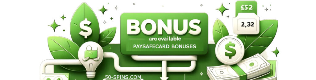 Paysafe bonuses from online casinos.