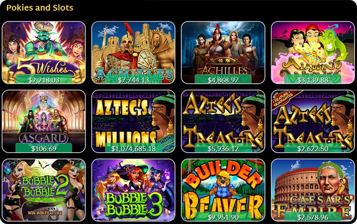 Ozwin casino slots and pokies.