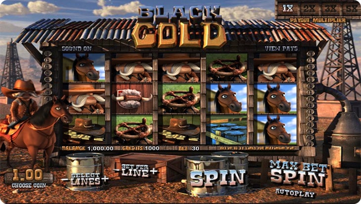 Black Gold slot machine.