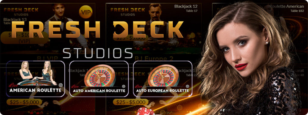 Live casino games.