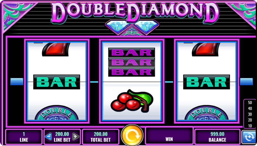 Double Diamond slot machine.