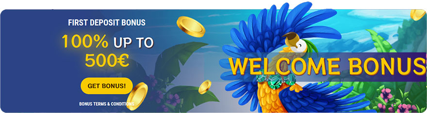 Online casino welcome bonus.