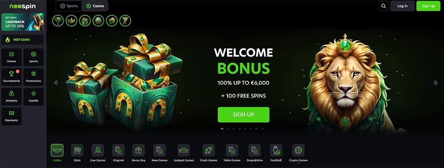 Neospin casino.